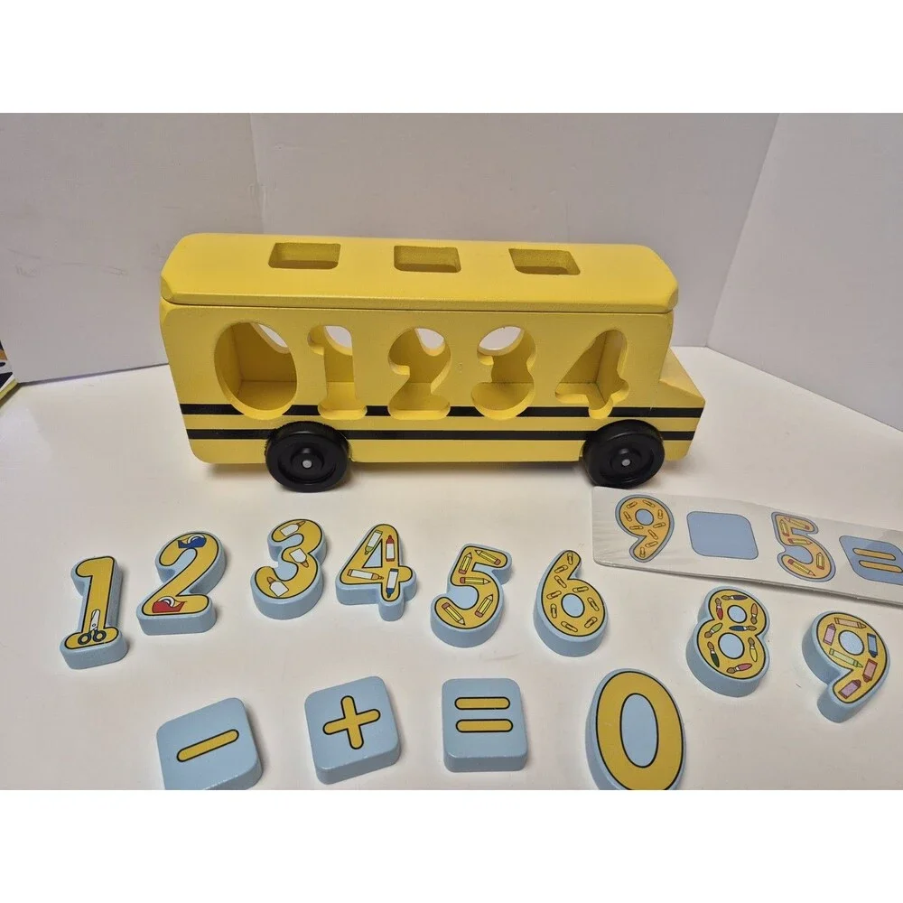 Melissa and Doug Math Bus, Numbers, Adding/Subtracting Fun missing #7